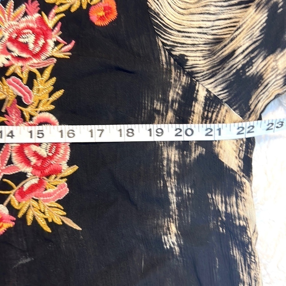 Calessa, Gorgeous Tie-Dye Woven Top, Tunic Style, Excellent Condition, S - Picture 12 of 14